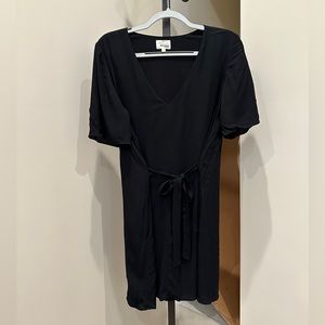 Aritzia Black Tie Dress